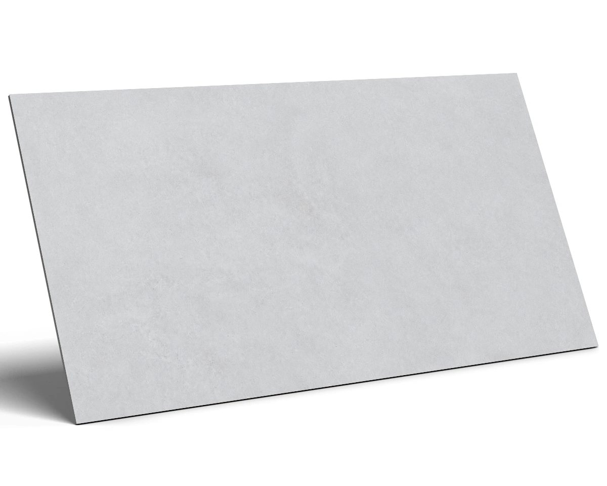 opal white Szary Gres podłogowo-ścienny